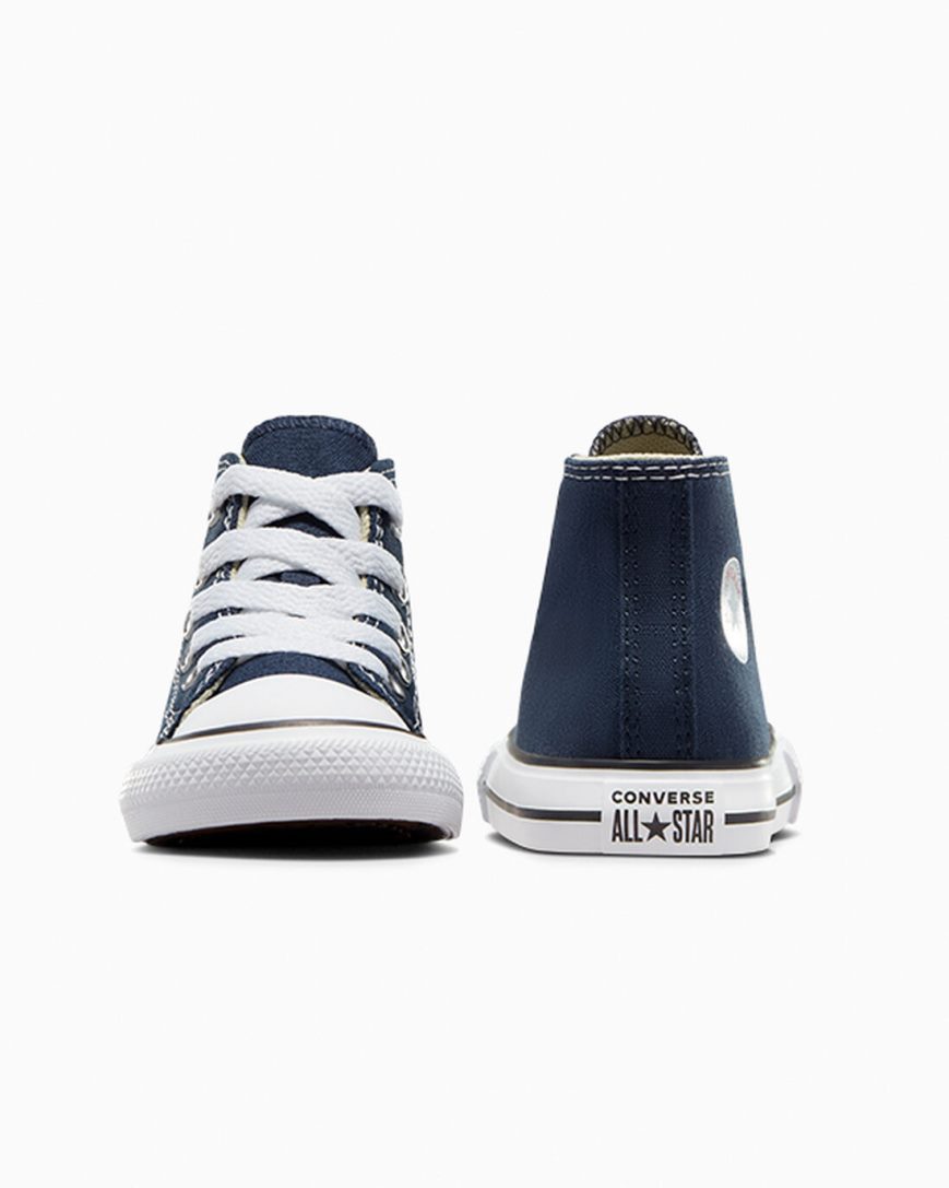 Chlapecké Boty Vysoké Converse Chuck Taylor All Star Classic Tmavě Blankyt | CZ DQTZ36